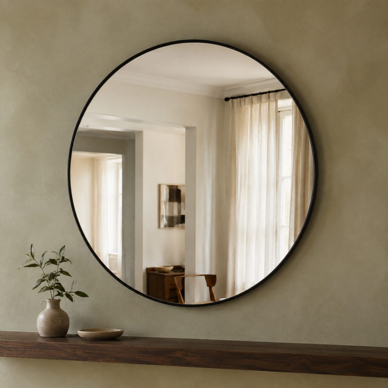 Lustro Halo — okrągłe 80 cm